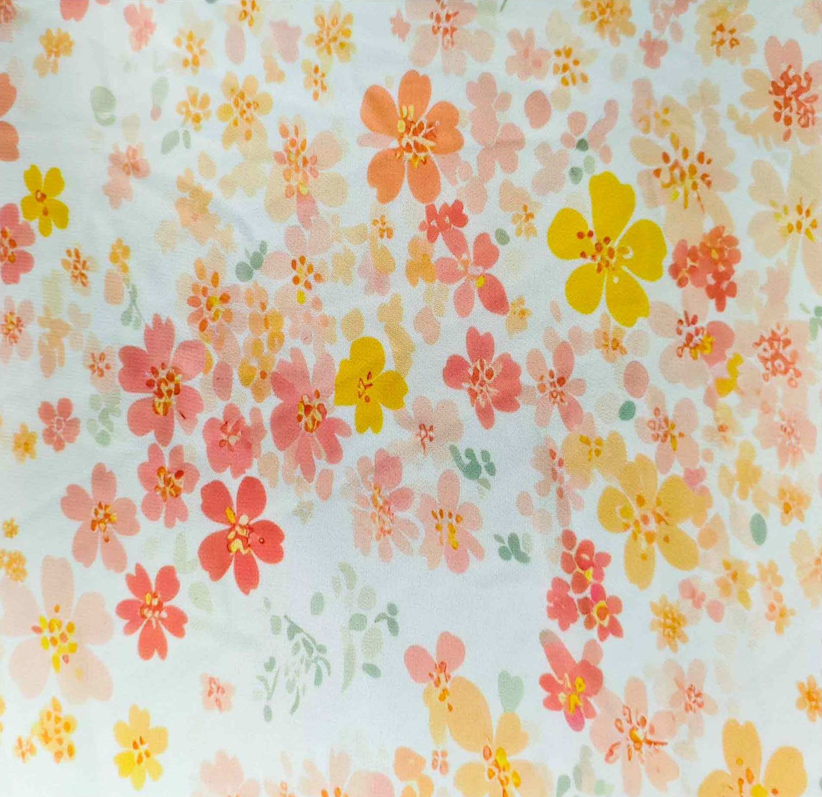 Chiffon printed fabric